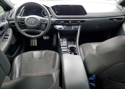 2021 Hyundai Sonata N Line из США, поврежденный, VIN 5NPEK4JC0MH108837